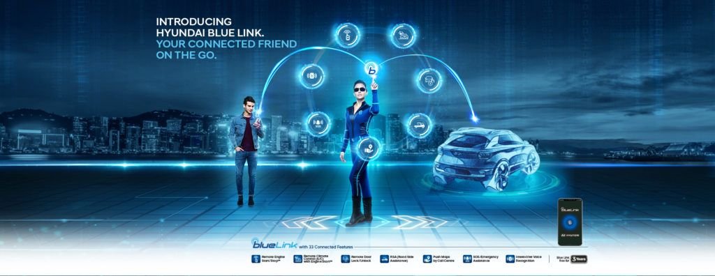 Hyundai Venue blue link technology